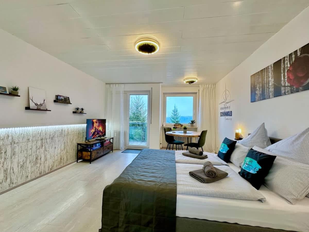 Relaxapartments Black Forest Nature Mit Beheiztem Indoor-Pool Und Sauna - Sonnenbalkon Mit Blick Ins Gruene, Schnelles Internet, Naehe Triberger Wasserfaelle, Fuer Bis Zu 2 Personen Schönwalde Extérieur photo